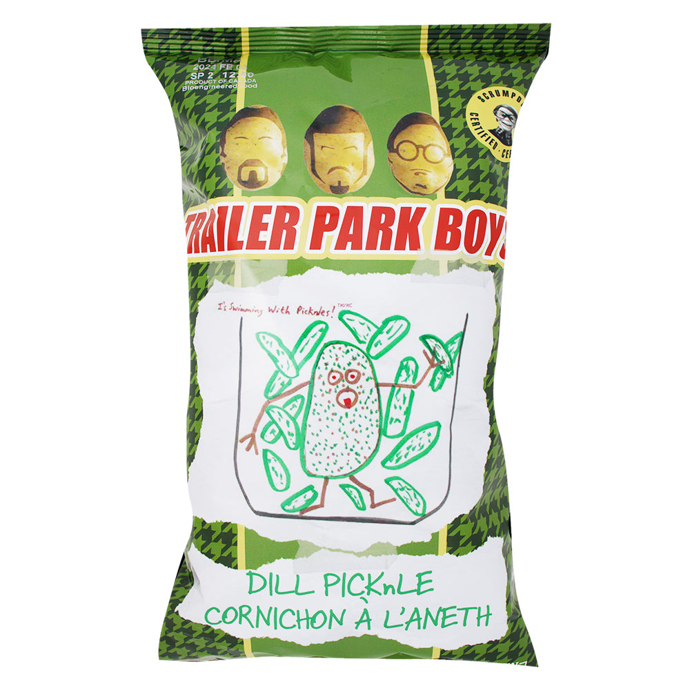 Trailer Park Boys Dill Pickle - 3.5oz - Trailer Park Boys - Trailer Park Boys Chips - Savoury Snack - Chip - Potato Chips - Canadian Classic - Canadian Snack - Canadian Candy