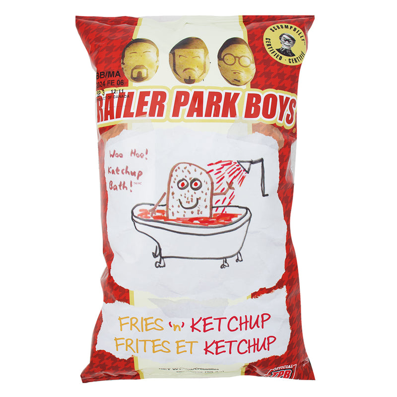 Trailer Park Boys Fries 'n' Ketchup - 3.5oz - Trailer Park Boys - Trailer Park Boys Chips - Savoury Snack - Chip - Potato Chips - Canadian Classic - Canadian Snack - Canadian Candy 