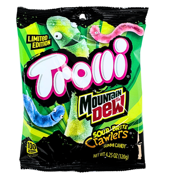 Trolli Mountain Dew Sour Brite Crawlers - 4.25oz