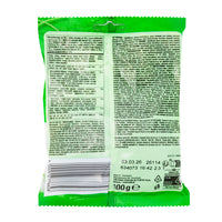 Trolli Vegan Spaghettini Sour Apple (Germany) - 100g  Nutrition Facts Ingredients

