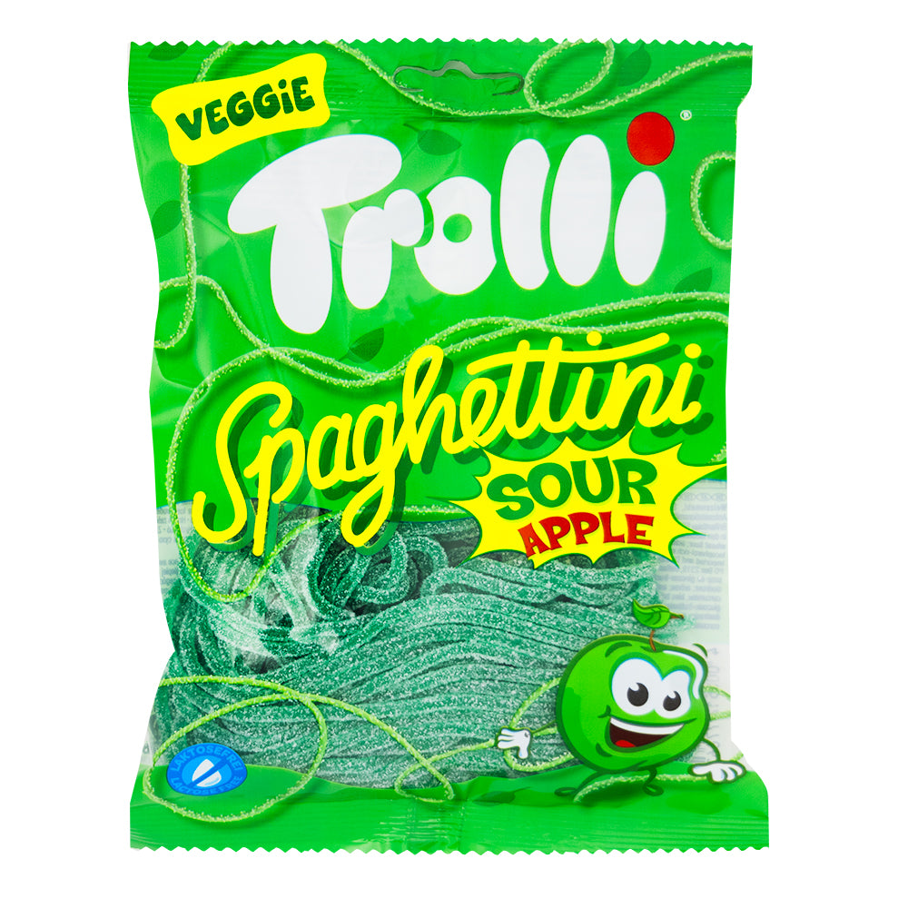 Trolli Vegan Spaghettini Sour Apple (Germany) - 100g