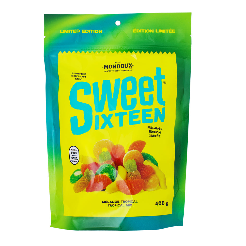 Sweet Sixteen Tropical - 400g, sweet sixteen, sweet sixteen candy, canadian candy, canadian sweets, canadian treats