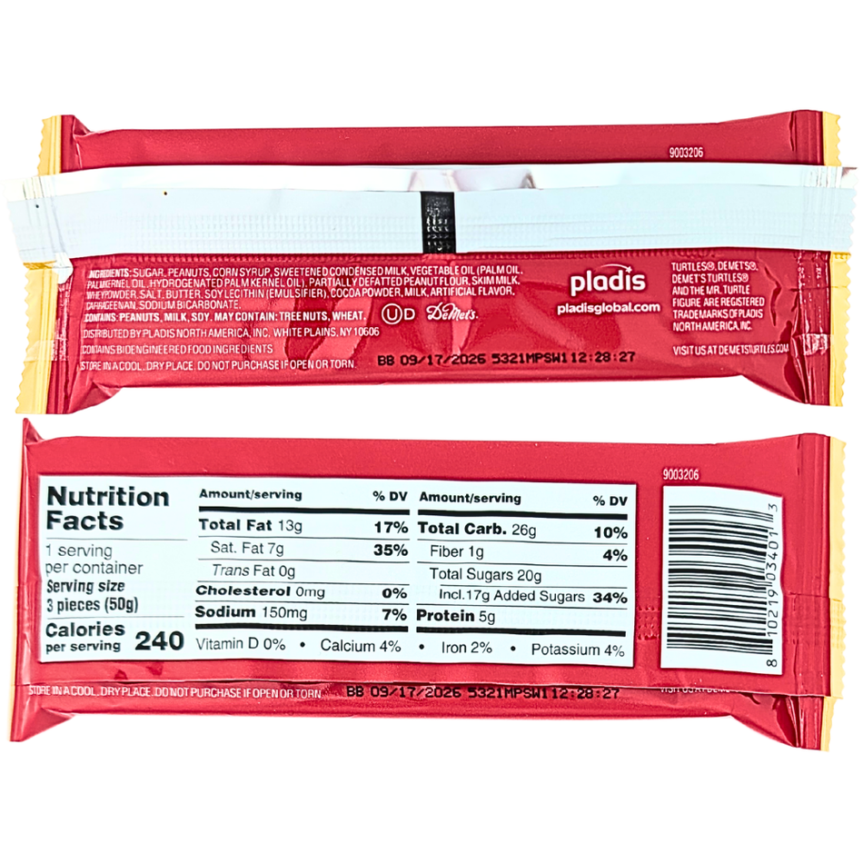 Turtles Peanut & Caramel Clusters - 1.76oz