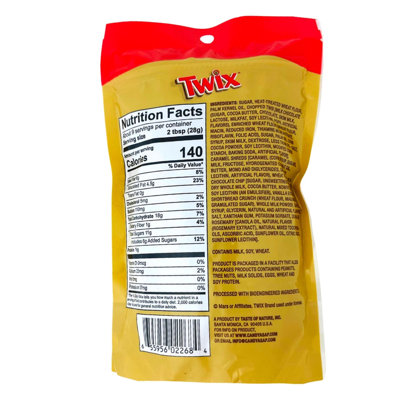 Twix Edible Cookie Dough - 8.5oz - Nutrition Facts