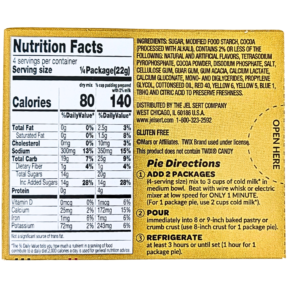 Twix Pudding & Pie Filling - 3.06oz