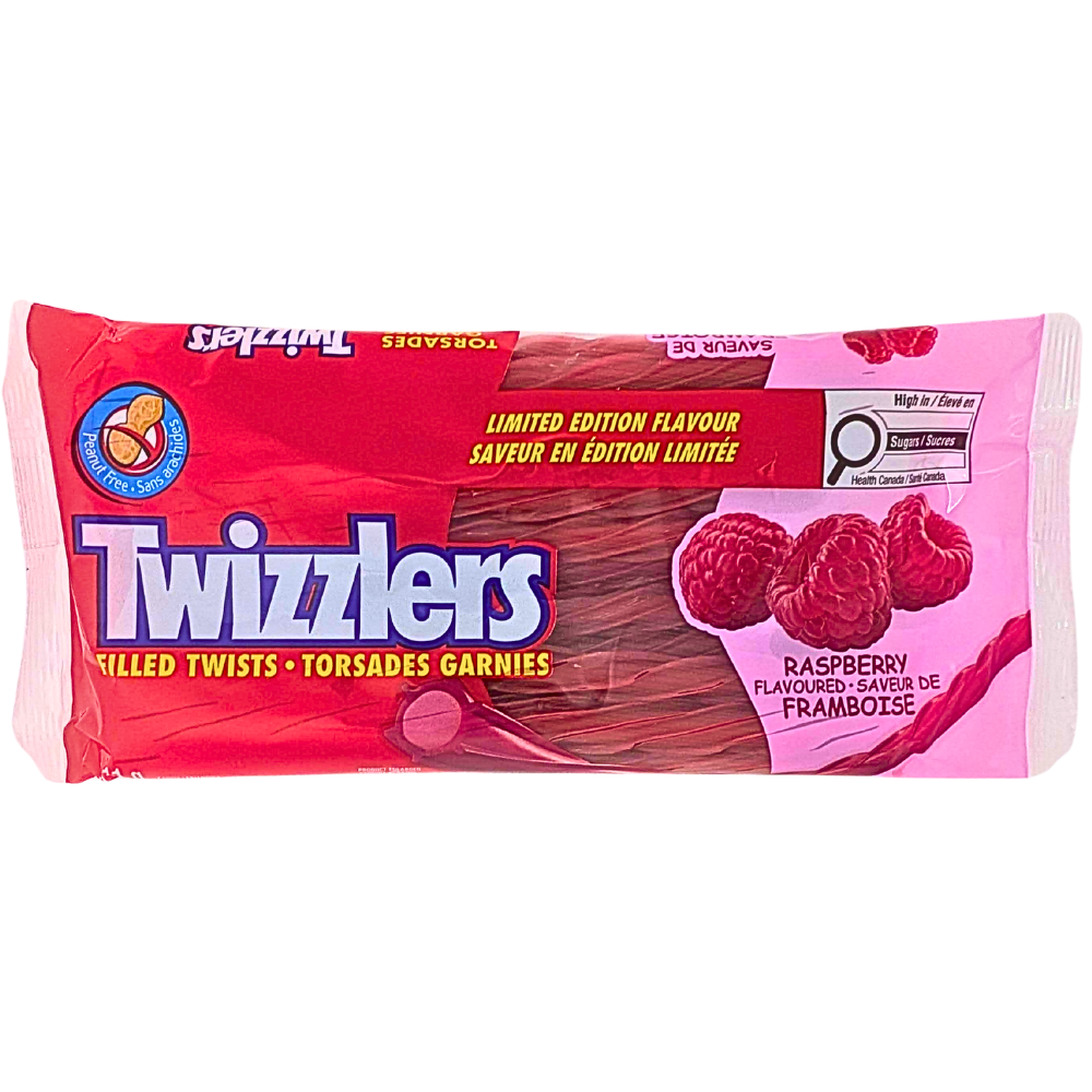 Twizzlers Raspberry Filled Twists - 311g
