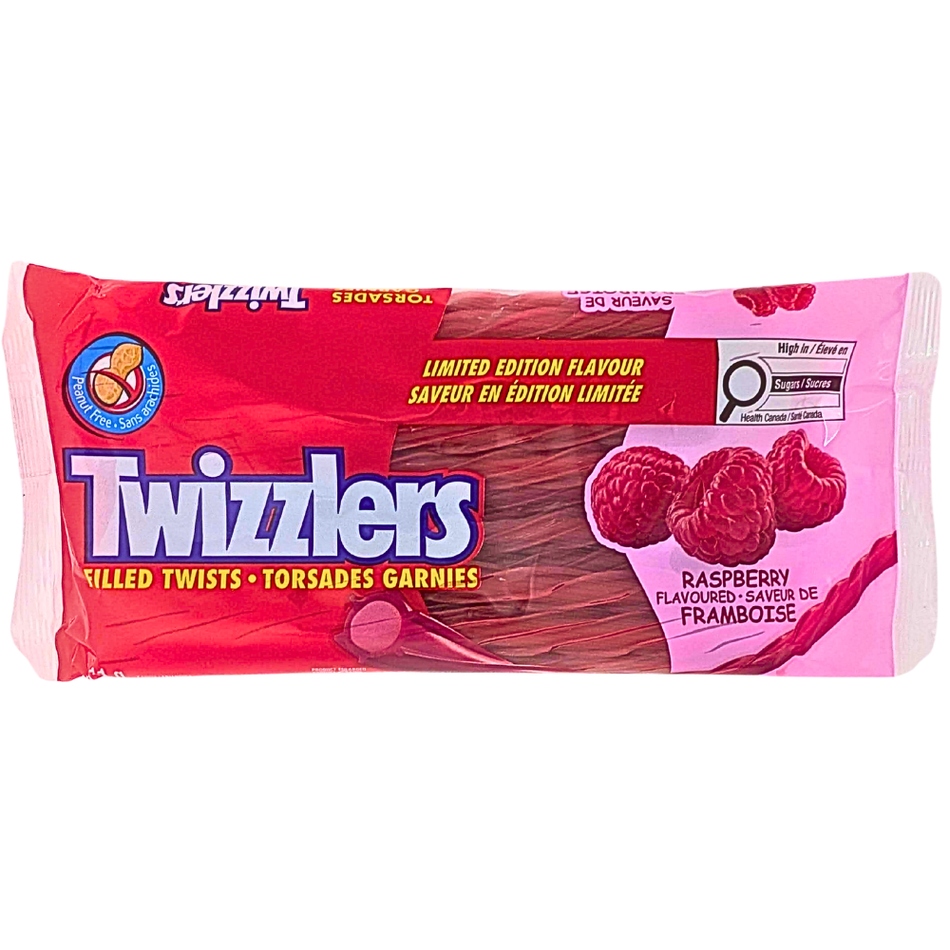 Twizzlers Raspberry Filled Twists - 311g