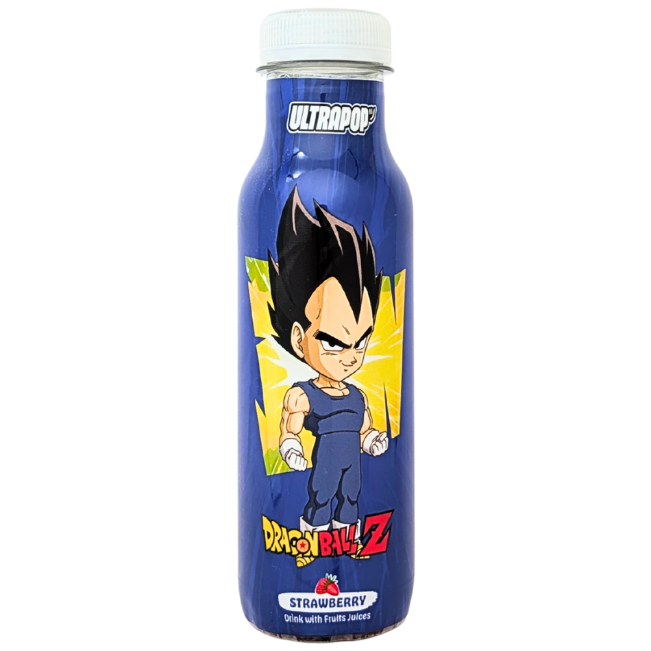 Ultrapop Soda Dragon Ball Z Vegeta Strawberry (UK) - 330mL