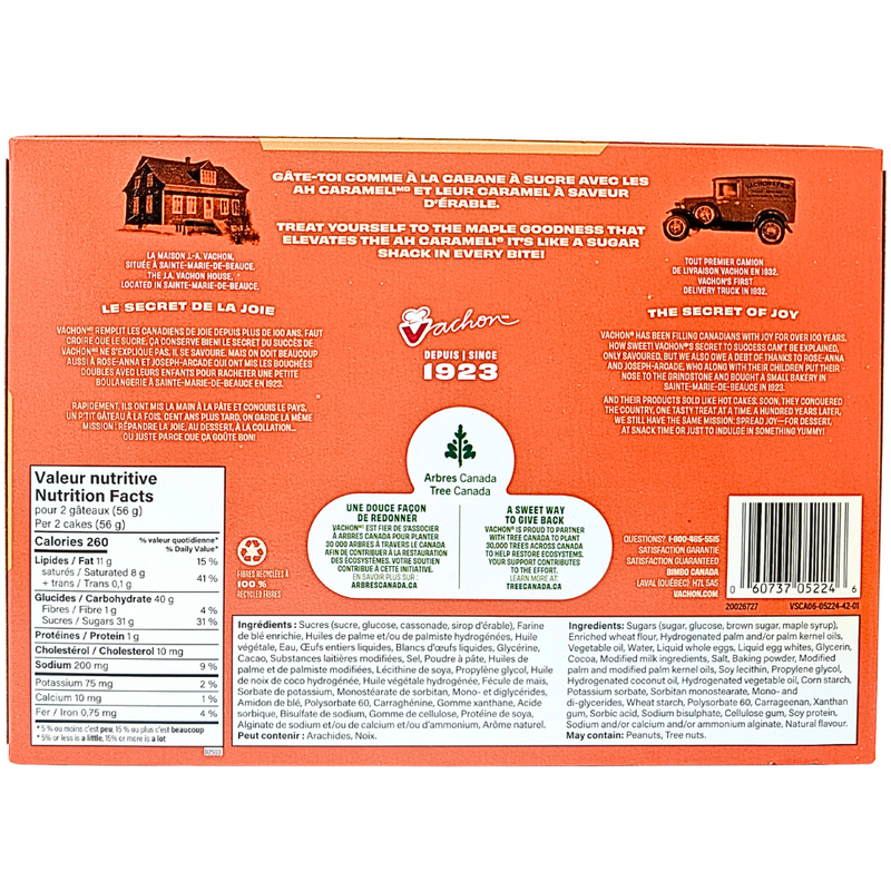 Vachon Ah Caramel Maple Cakes - 336g