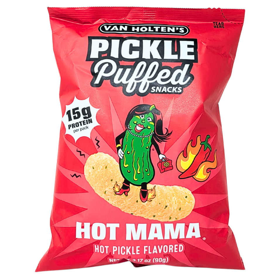 Van Holten's Pickle Puffed Hot Mama - 90g