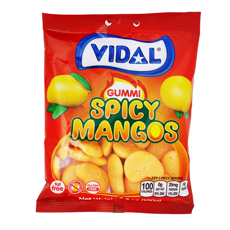 Vidal Filled Spicy Mango - 3.5oz - Gummies - Gummy Candy - Vidal - Vidal Candy - Vidal Gummies - Mango Candy
