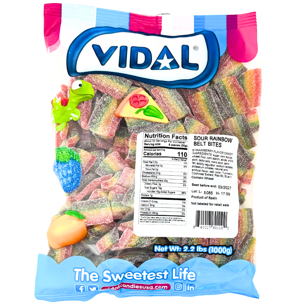 Vidal Mini Rainbow Belts - 1.2kg