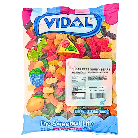 Vidal Sugar Free Bears - 2.2lb