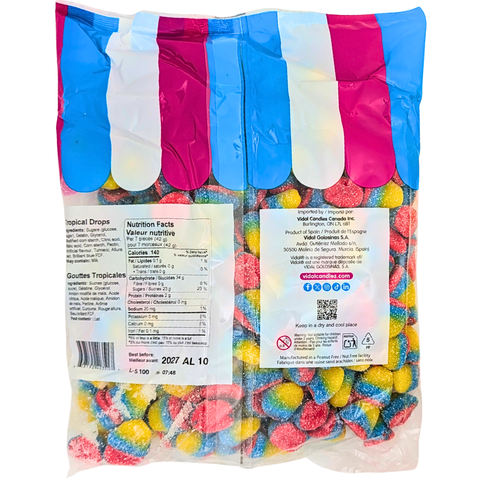 Vidal Tropical Drops Gummies - 1.2kg