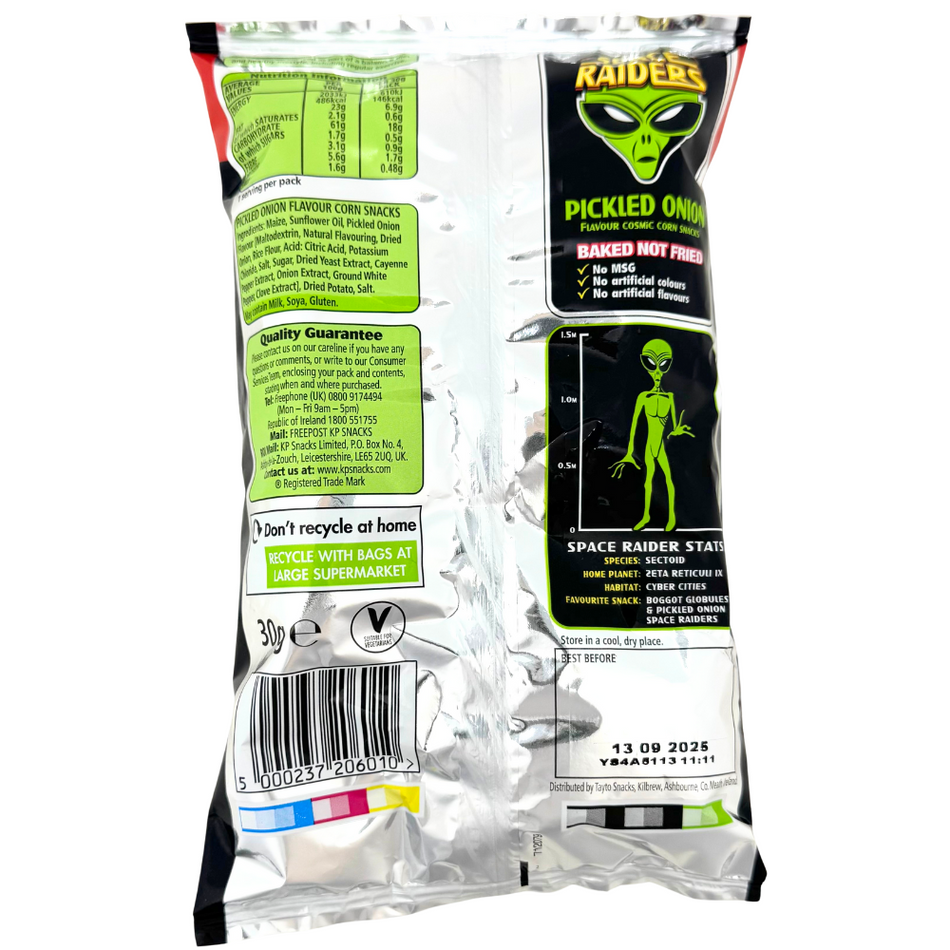 Walkers Retro Space Raiders Pickled Onion (UK) - 30g