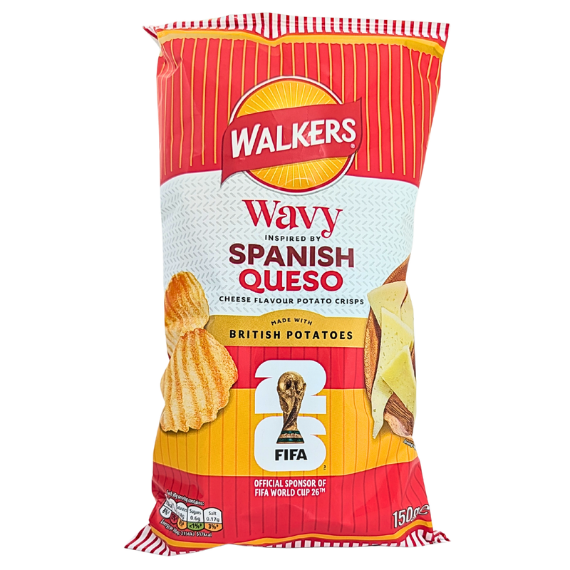 Walkers Wavy Spanish Queso (UK) - 150g