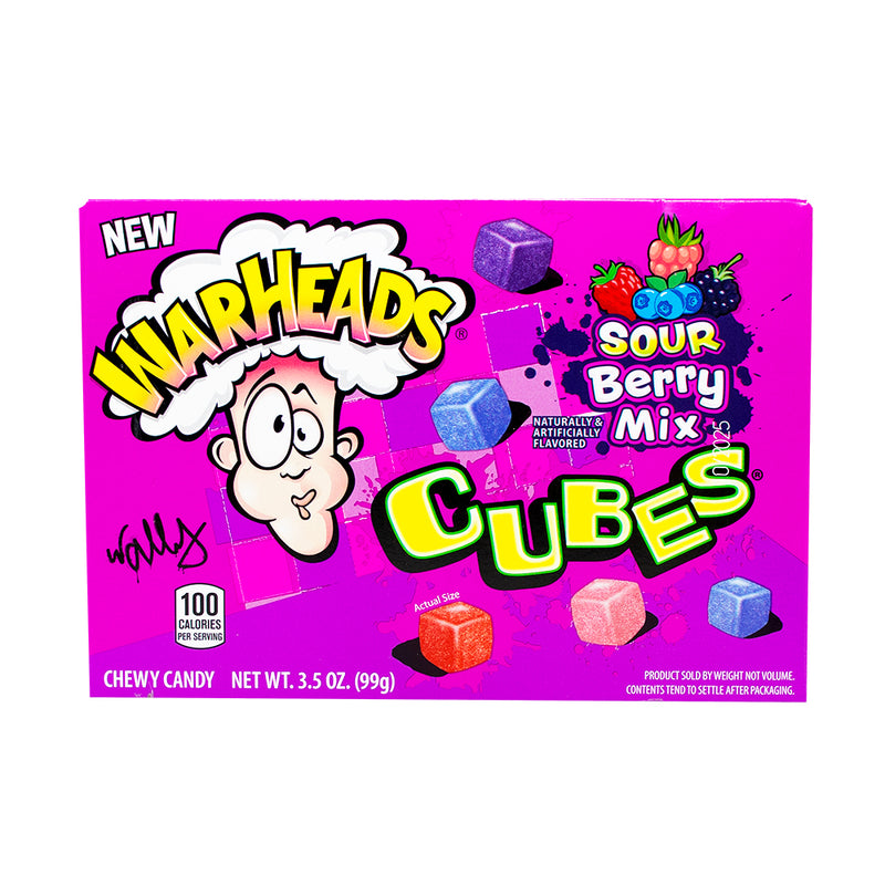 Warheads Theater Box Berry Cubes - 99g