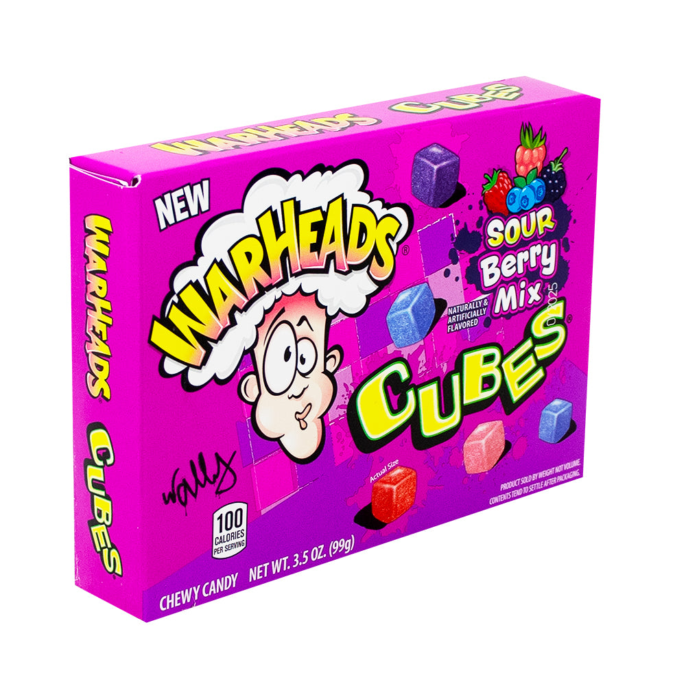 Warheads Theater Box Berry Cubes - 99g