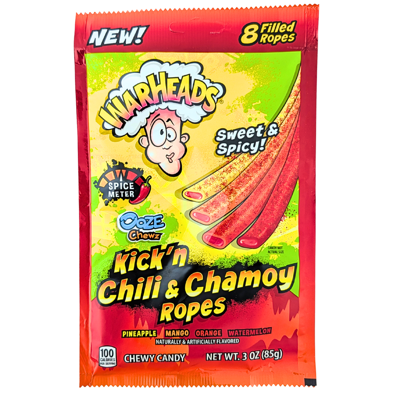 Warheads Kick'n Chili & Chamoy Ropes - 3oz