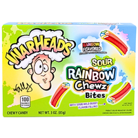 Warheads Sour Rainbow Chewz Bites Theater Box - 3oz