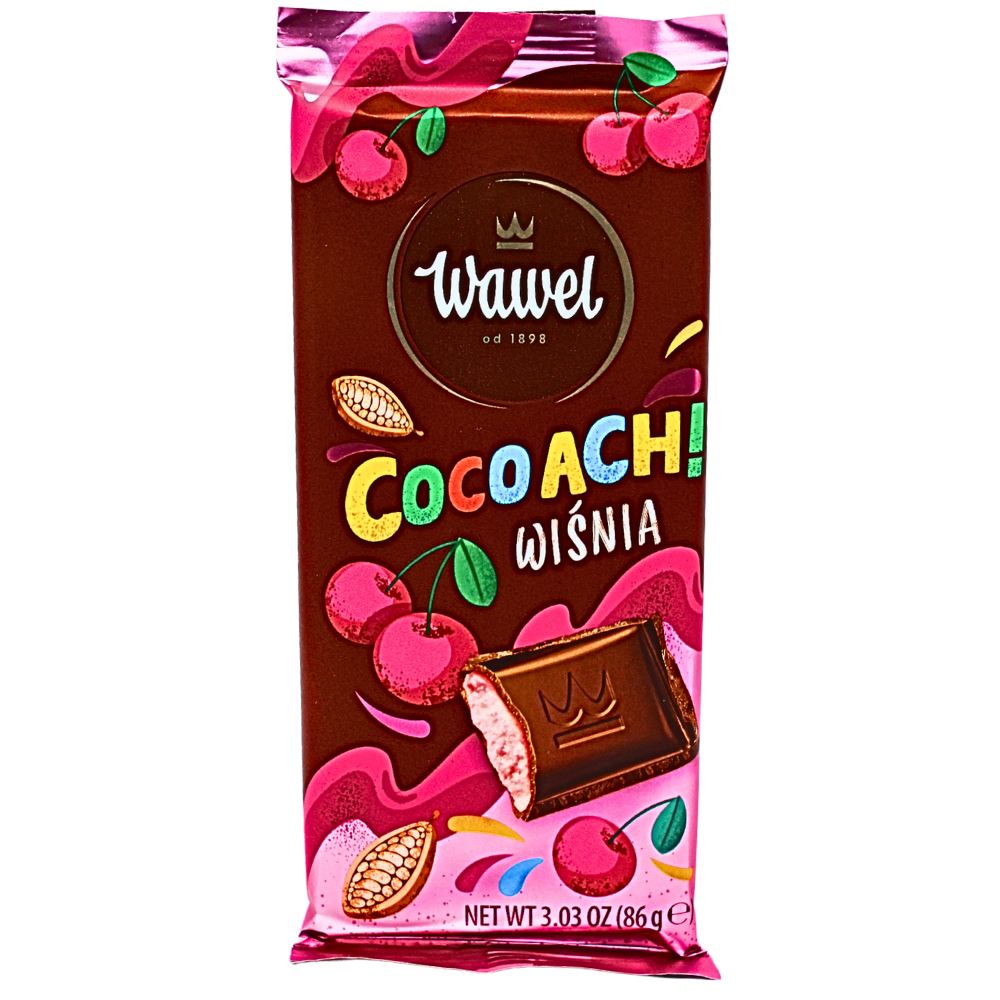 Wawel Coco ACH! Cherry (Poland) - 86g | Candy Funhouse – Candy Funhouse CA