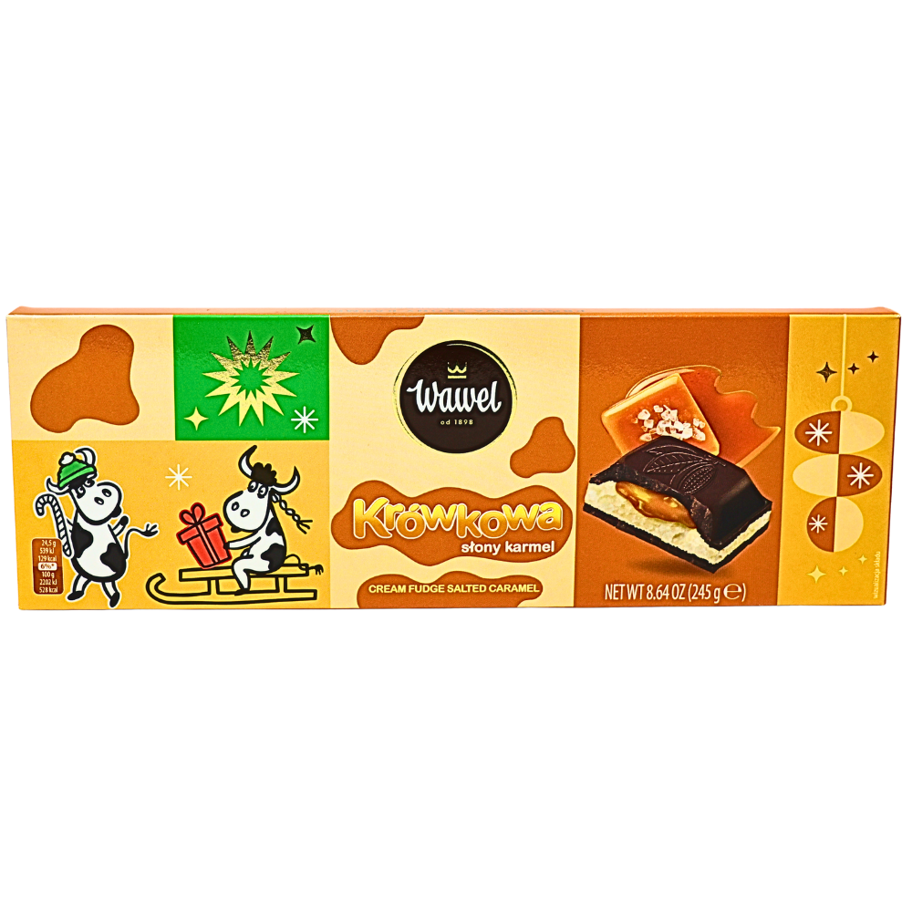Wawel Cream Fudge Salted Caramel Filled Chocolate (Poland) - 245g