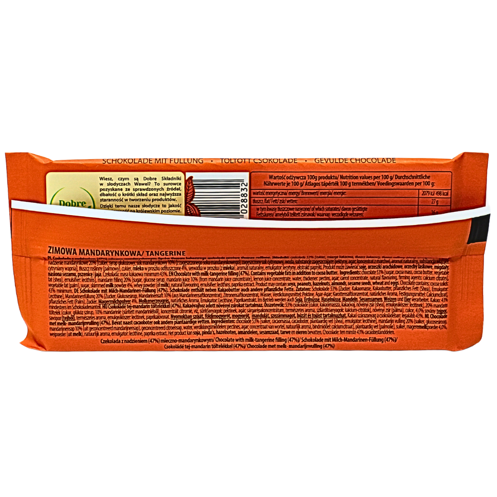 Wawel Tangerine Filled Chocolate (Poland) - 90g