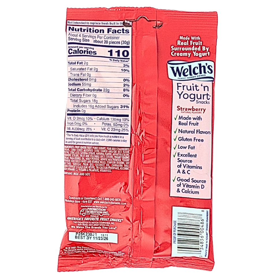 Welch's Fruit 'n Yogurt Strawberry - 4oz