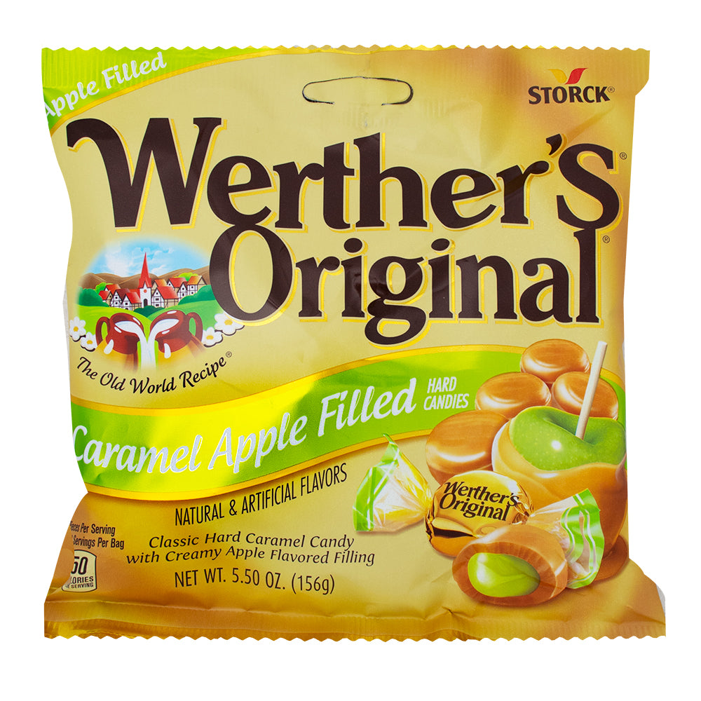 Werther's Original Caramel Apple Hard Filled Candies - 5.5oz