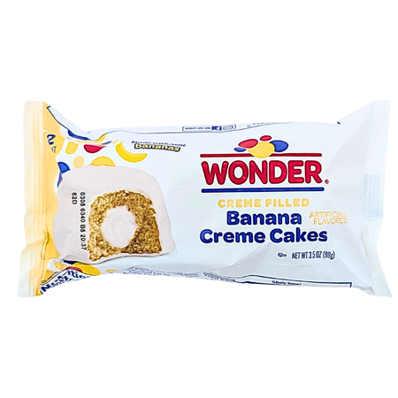 Wonder Creme Filled Banana Creme Cakes 2ct - 3.5oz