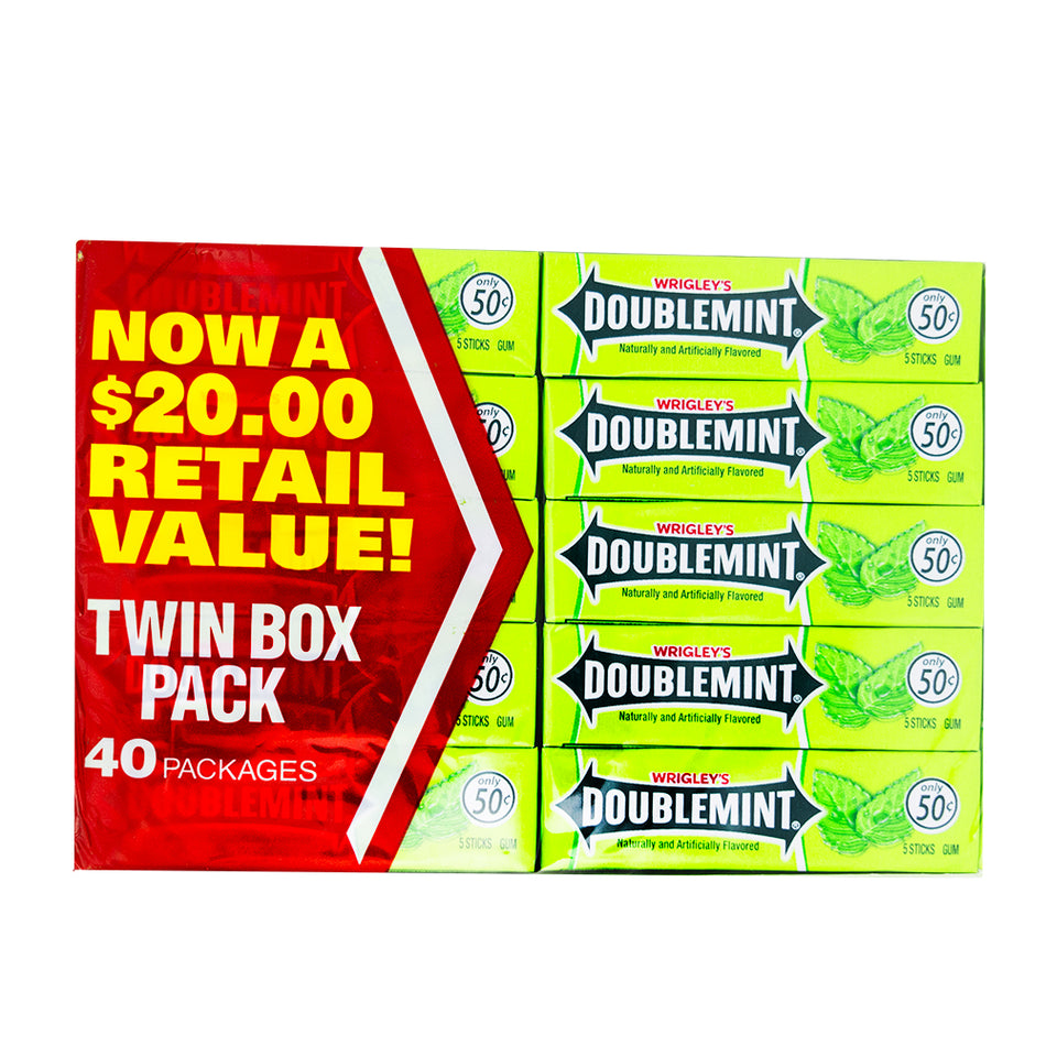 Wrigley's Doublemint 5 Stick - 40ct