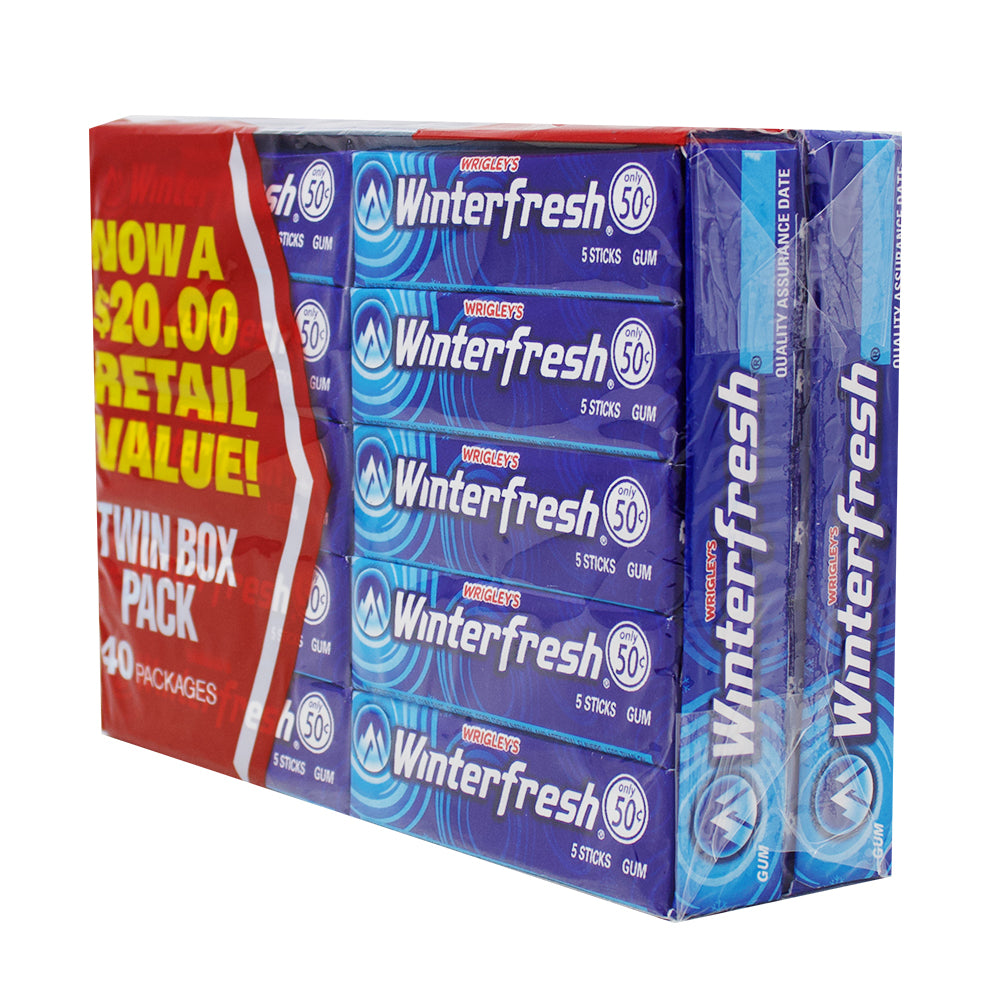 Wrigley's Winterfresh 5 Stick - 40ct - Chewing Gum - Gum