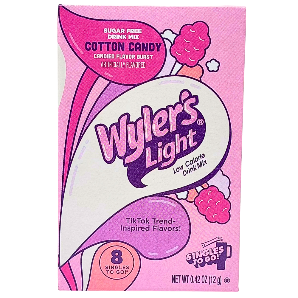 Wyler's Light Singles To Go Drink Mix Cotton Candy