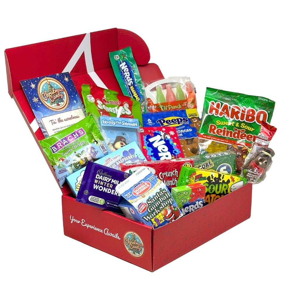 Christmas Candy Fun Box - Christmas Candy - Christmas Treats - Christmas Gifts - Christmas Sweets