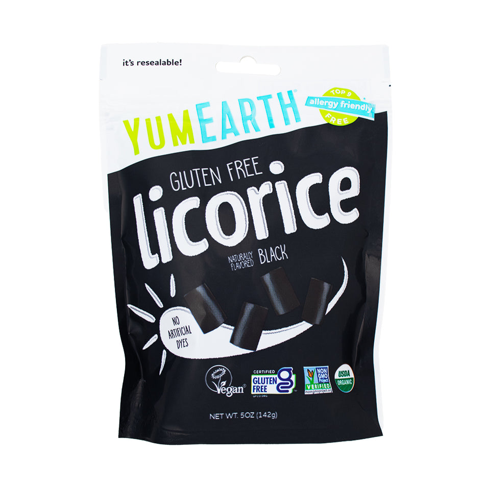 YumEarth Organic Black Licorice - 5oz