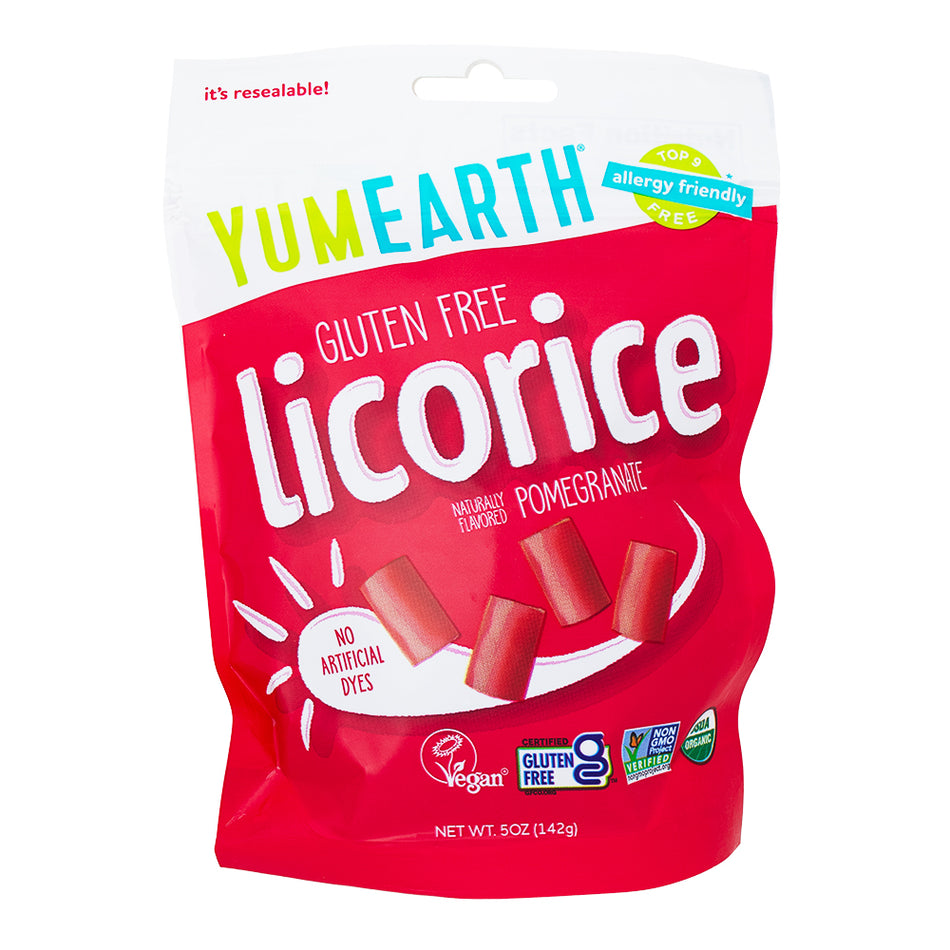 YumEarth Organic Pomegranate Licorice - 5oz