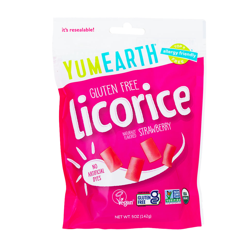 YumEarth Organic Strawberry Licorice - 5oz