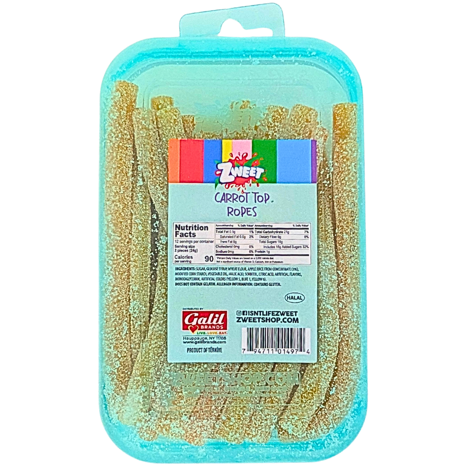 Zweet Easter Carrot Top Ropes - 10oz