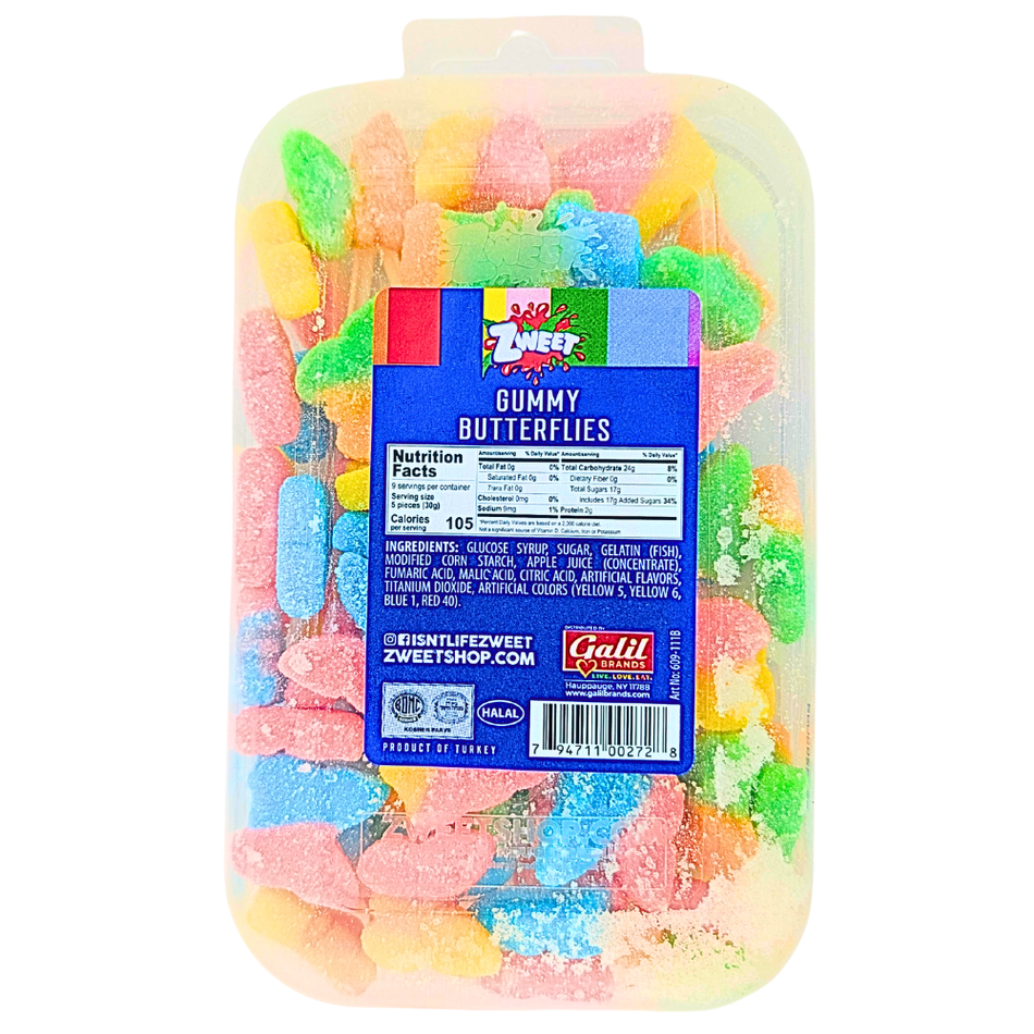 Zweet Gummies Butterflies - 10oz