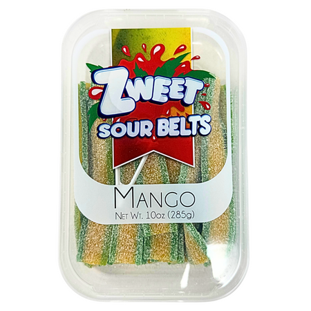 Zweet Sour Belts Mango - 10oz