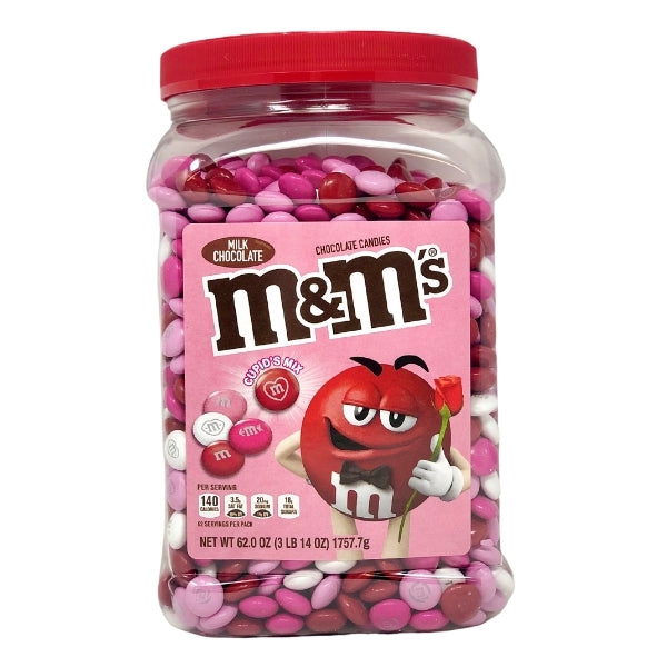Red, White, Pink Valentine's Day M&M's Mix | Bulk Pack |  Imported, Shipped, & Delivered: International, World Wide Shipping, delivery to USA/Canada/GTA. Novelty confectionery wholesale online candy store: Buy rare, exclusive, popular, top-rated, special edition, limited edition, premium snacks, treats, goods, gifts, gift sets, gift ideas, and more. European sweets candies American 