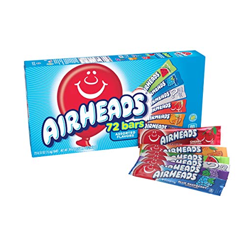 AirHeads Candy 72 Bar Assorted Box - 1.1kg