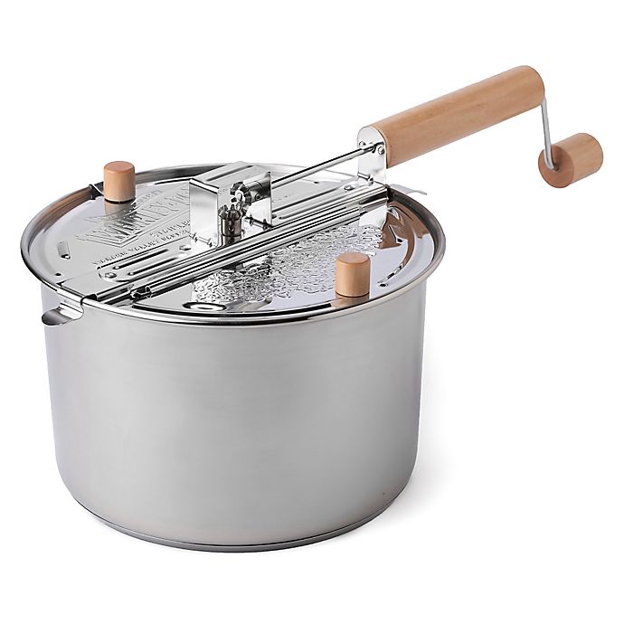 Whirley Pop  stovetop Popcorn Popper pot aluminum 3 minute Wabash valley farms