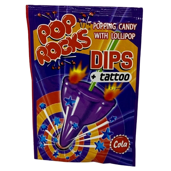 Pop Rocks Dips Cola + Tattoo Retro Candy  Edit alt text