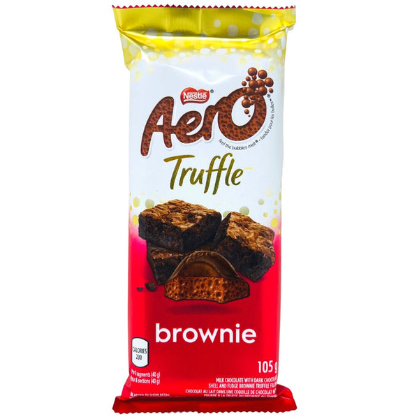 Aero Truffle Brownie Bar- 105g - Canadian Chocolate Bar - Nestle Canada