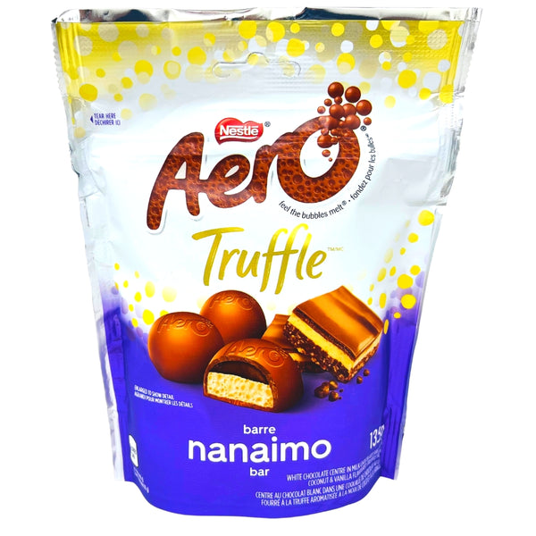 Aero Truffle Nanaimo Bars in a Pouch. - 135g - Canadian Chocolate Bars - Aero Chocolate