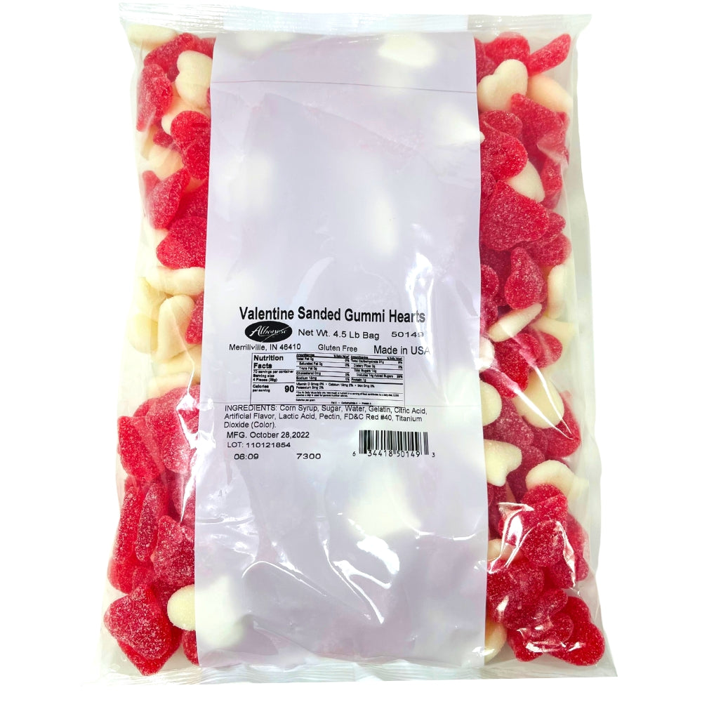 Albanese Sour Valentine Hearts Gummies | Candy Funhouse – Candy