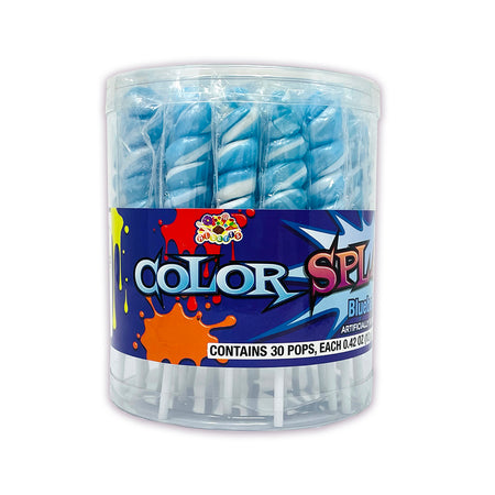 Albert's Colour Splash Lollipops Pearl Baby Blue Blueberry