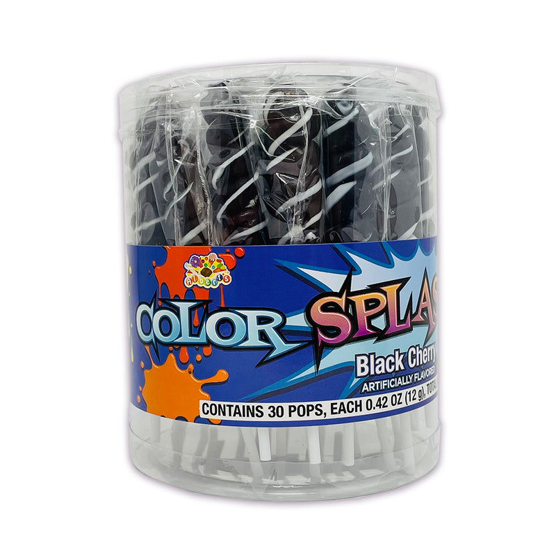 Albert's Colour Splash Lollipops Black Cherry