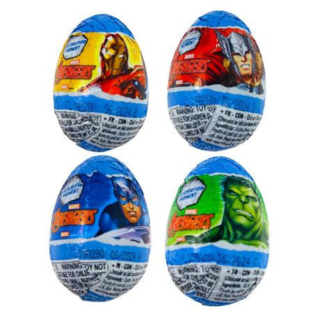 Avengers Chocolate Surprise Eggs All 4 Options